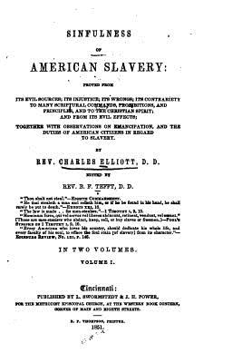 Cover for Sinfulness of American Slavery
