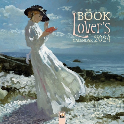 Book Lover's Wall Calendar 2024 (Art Calendar) By Flame Tree Studio (Created by) Cover Image