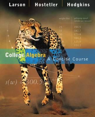 College Algebra: A Concise Course Cover Image