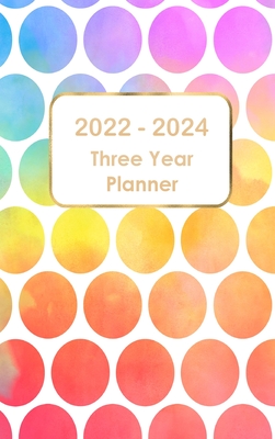 2022-2024 Three Year Planner: 36 Months Calendar Calendar with Holidays 3 Years Daily Planner Appointment Calendar 3 Years Agenda By Greg Hudson Cover Image