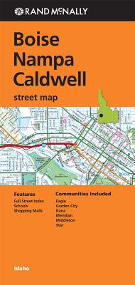 Rand McNally Folded Map: Boise, Nampa and Caldwell Street Map Cover Image