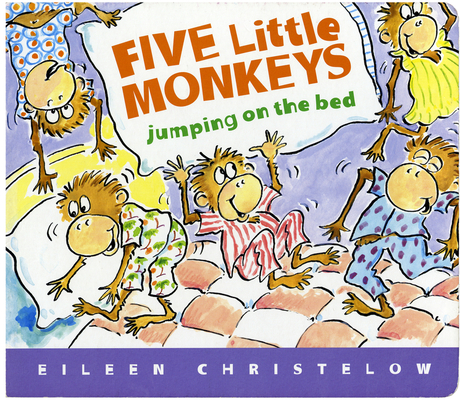 Five Little Monkeys Jumping on the Bed Lap Board Book (A Five Little Monkeys Story) Cover Image