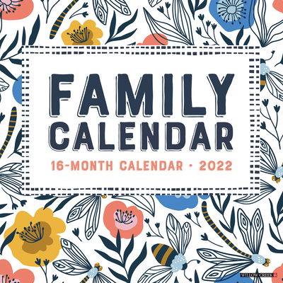 Family Planning Calendar 2022 Wall Calendar, Large Grid Cover Image