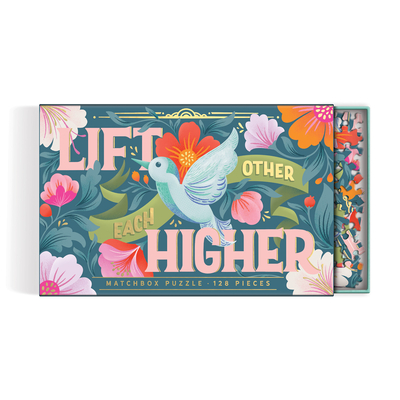 Lift Each Other Higher 128 Piece Matchbox Puzzle Cover Image