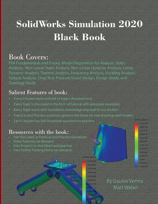 SolidWorks Simulation 2020 Black Book Cover Image