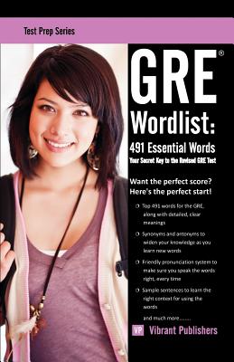 GRE Wordlist: 491 Essential Words Cover Image