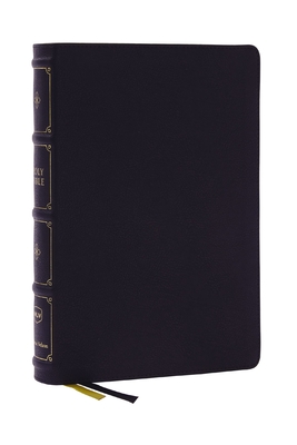 Nkjv, Large Print Thinline Reference Bible, Blue Letter, MacLaren Series, Leathersoft, Black, Thumb Indexed, Comfort Print: Holy Bible, New King James Cover Image