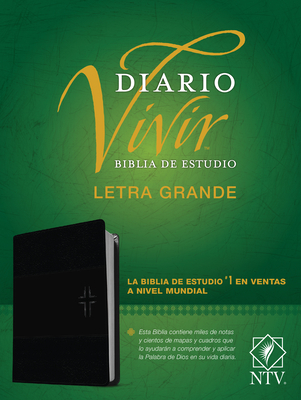 Biblia de Estudio del Diario Vivir Ntv, Letra Grande By Tyndale Bible (Created by) Cover Image