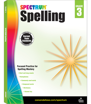 Spectrum Spelling, Grade 3 By Spectrum (Compiled by) Cover Image