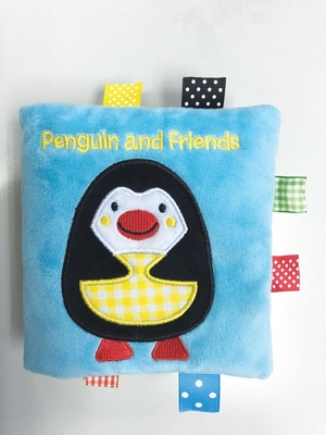 Penguin and Friends: A Soft and Fuzzy Book Just for Baby! (Friends Cloth Books) Cover Image
