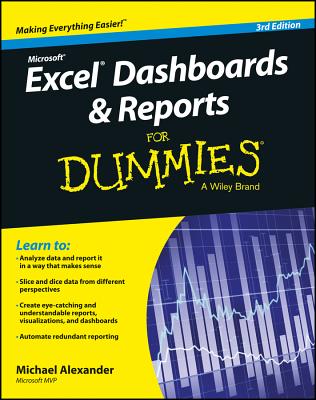 Excel Dashboards & Reports for Dummies Cover Image