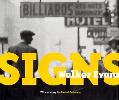 Walker Evans: Signs cover