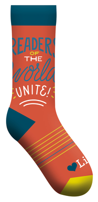 Readers of the World Unite Socks By Gibbs Smith Gift (Created by) Cover Image