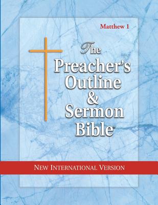 Preacher's Outline & Sermon Bible-NIV-Matthew 1: Chapters 1-15 Cover Image