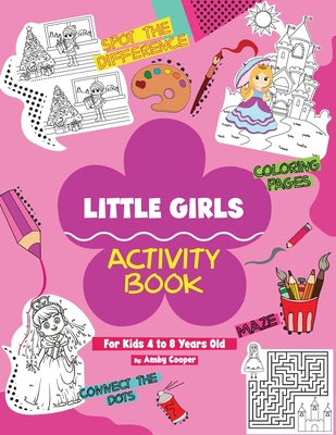 Activity Book for Kids Ages 6-8 (Spiral Edition)