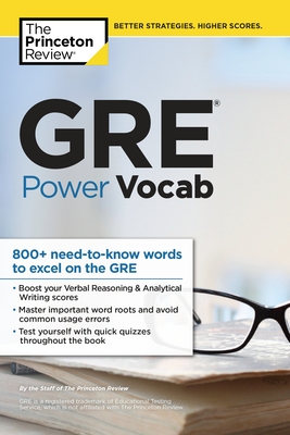 GRE Power Vocab (Graduate School Test Preparation) By The Princeton Review Cover Image