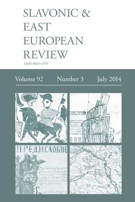 Slavonic & East European Review (92: 3) July 2014 By Martyn Rady (Editor) Cover Image