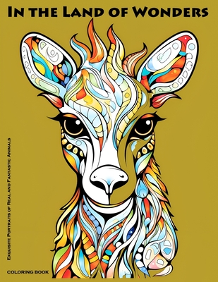 In the Land of Wonders: Coloring Pages with Extraordinary Animal Portraits Cover Image