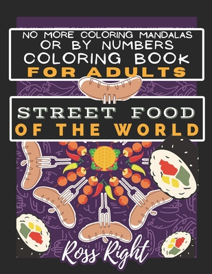Books Street Food Coloring Book