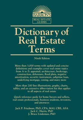 Dictionary of Real Estate Terms (Barron's Business Dictionaries) Cover Image