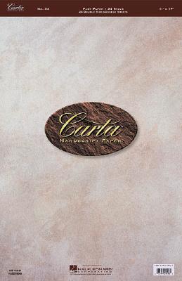 Carta Manuscript Paper No. 32 - Mid-Range By Hal Leonard Corp (Created by) Cover Image