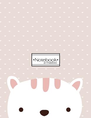 Notebook: Cute cat cover and Dot Graph Line Sketch pages, Extra large (8.5 x 11) inches, 110 pages, White paper, Sketch, Draw an Cover Image