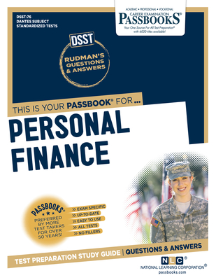 Personal Finance (DAN-76): Passbooks Study Guide (DANTES Subject Standardized Tests (DSST) #76) By National Learning Corporation Cover Image
