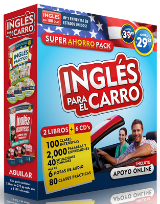 Curso de inglés para el carro (Inglés en 100 días) / English in the Car.  Ahorro Audio Pack (Boxed Set)