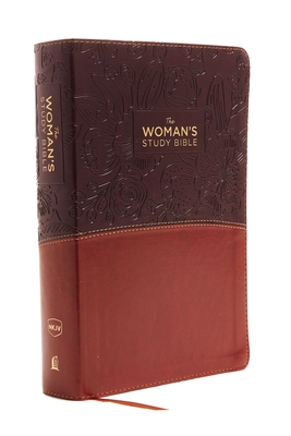 The NKJV, Woman's Study Bible, Fully Revised, Imitation Leather, Brown/Burgundy, Full-Color: Receiving God's Truth for Balance, Hope, and Transformati Cover Image