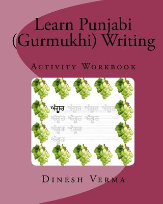 Learn Punjabi (Gurmukhi) Writing Activity Workbook By Dinesh C. Verma Cover Image
