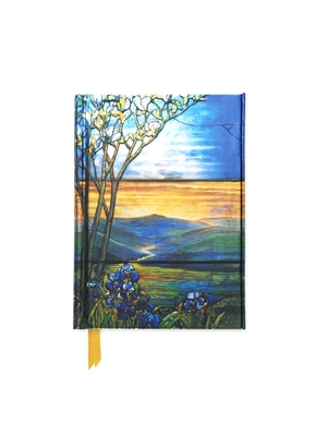 Tiffany Leaded Landscape with Magnolia Tree (Foiled Pocket Journal) Cover Image