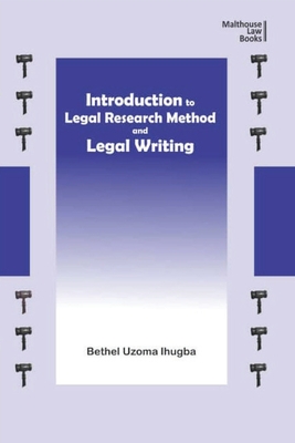 Introduction to Legal Research Method and Legal Writing Cover Image