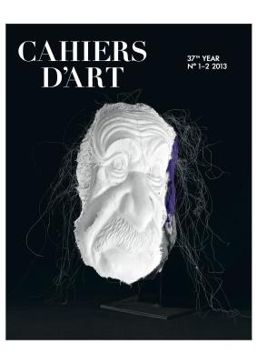 Cahiers D'Art Revue, No. 1-2, 2013, French Language Edition: Rosemarie Trockel Cover Image