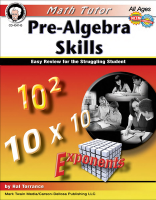 Math Tutor: Pre-Algebra, Ages 11 - 14: Easy Review for the Struggling Student Cover Image