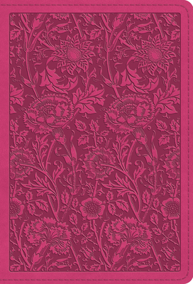 Large Print Compact Bible-ESV-Floral Design Cover Image