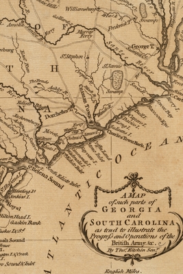 Cover for Georgia and South Carolina Vintage Map Field Journal Notebook, 50 pages/25 sheets, 4x6