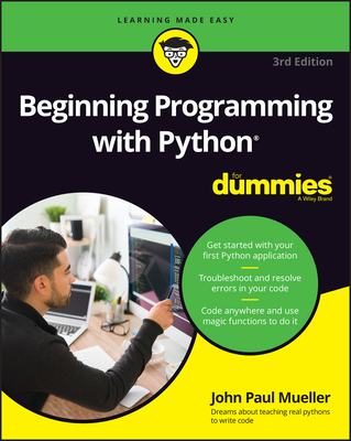 Beginning Programming with Python for Dummies By John Paul Mueller Cover Image