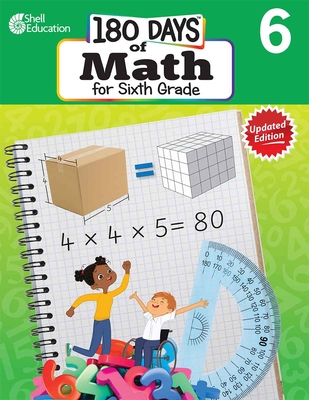 180 Days of Math for Sixth Grade: Practice, Assess, Diagnose (180 Days of Practice) Cover Image