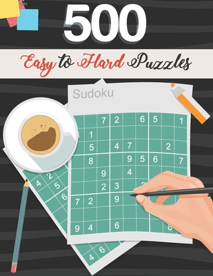 Hard Sudoku Puzzle Book for Adults: 200 Large Print Puzzles with Answers  (Large Print / Paperback)