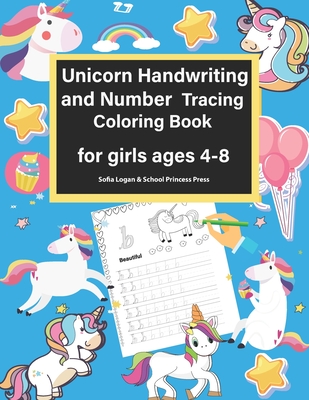 Unicorn Coloring Book for Kids ages 4-8: Coloring Book for Girls