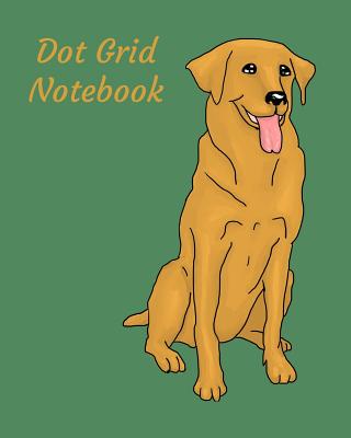 Dot Grid Notebook: Golden Retriever; 100 sheets/200 pages; 8 x 10 By Atkins Avenue Books Cover Image