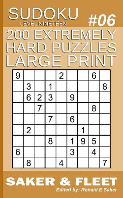 200 extremely hard puzzles large print sudoku puzzle book extreme level nineteen book 5 ideal gift for the sudoku lover large print paperback trident booksellers cafe