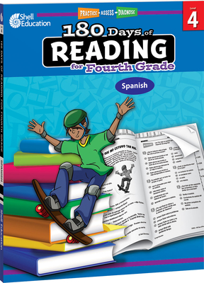 180 Days of Reading for Fourth Grade (Spanish): Practice, Assess, Diagnose (180 Days of Practice) By Margot Kinberg Cover Image
