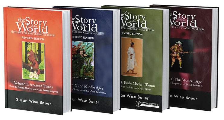 Story of the World, Text Bundle Hardcover: History for the Classical Child: Ancient Times through The Modern Age Cover Image