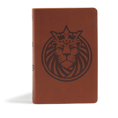 CSB Kids Bible, Lion LeatherTouch Cover Image