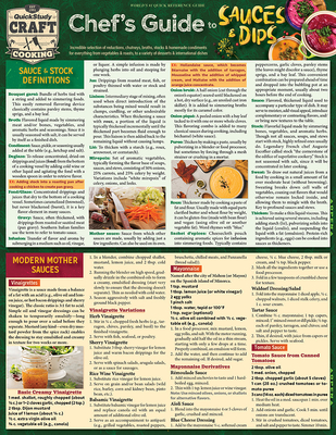 Chef's Guide to Sauces & Dips: A Quickstudy Laminated Reference By Jay Weinstein Cover Image