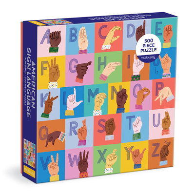 American Sign Language Alphabet 500 Piece Family Puzzle By Galison Mudpuppy (Created by) Cover Image