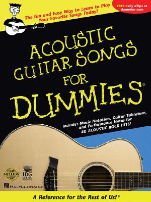Acoustic Guitar Songs for Dummies By Hal Leonard Corp (Other) Cover Image