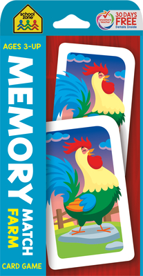 School Zone Memory Match Farm Card Game (Game Cards) By School Zone Cover Image