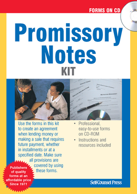 Promissory Notes Kit (Forms on CD) Cover Image
